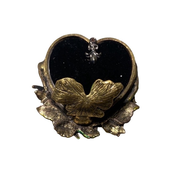 Enamel Rhinestone Heart Picture Frame - Picture 5 of 6